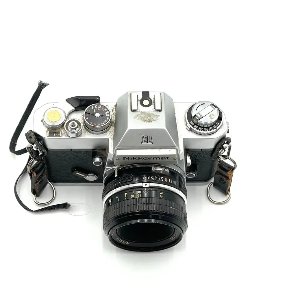 Nikon Nikkormat EL Film Camera with 50mm f1.4 Nikkor-S Lens As Is